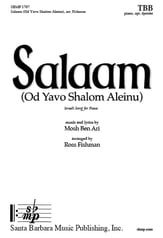 Salaam TBB choral sheet music cover